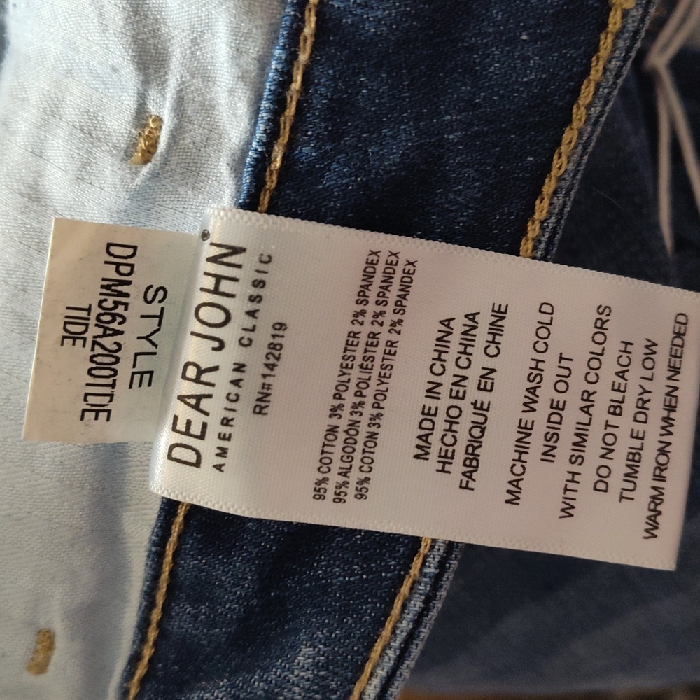 Dear John American Classic Women's Size 28th Medium Wash Denim Blue Jeans - Picture 12 of 12